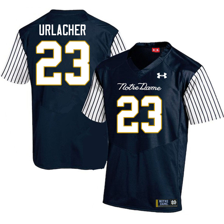 Men #23 Kennedy Urlacher Notre Dame Fighting Irish College Football Jerseys Stitched-Alternate